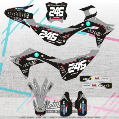 KAWASAKI KX KXF KX-F 250 2025 & 450 2024-2025 kompletní samolepky