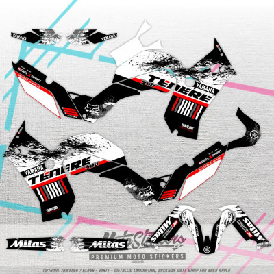 Yamaha Tenere T700 700 sada samolep x34