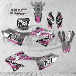 YAMAHA YZ 125 & 250 2022-2024 premium custom graphics kit (holographic foil)