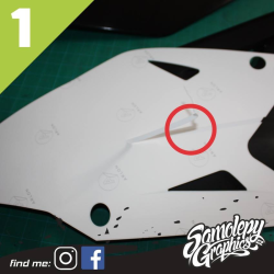 Yamaha Tenere 700 sticker set for Rtech plastic parts pattern x26 with lower fender