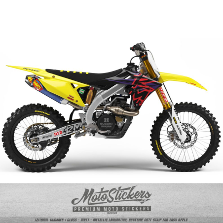 stickers set Suzuki RMZ 450 2018-2025 RMZ 250 2019-2025