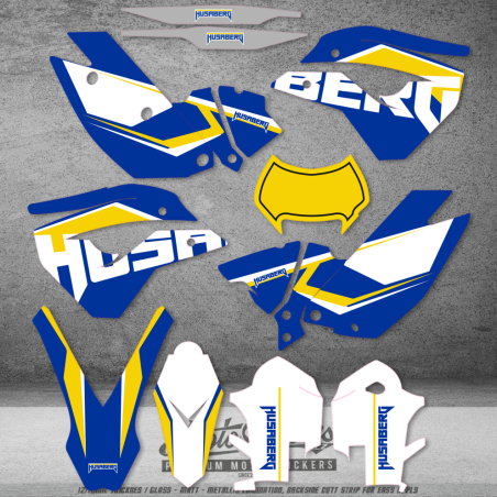 sada samolep Husaberg FE 390, 450, 570, FX 450, FS 570 2009-2012