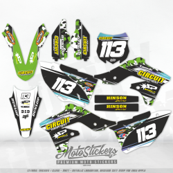 Kawasaki KXF KX250F 2013-2016  stickers kit graphic