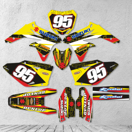 stickers set  Suzuki RMZ 450 2008-2017 custom graphic