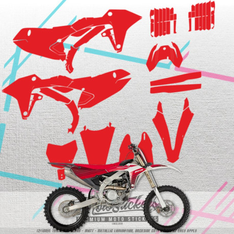 FANTIC XXF 450 2024 motocross templates 1:1 pdf