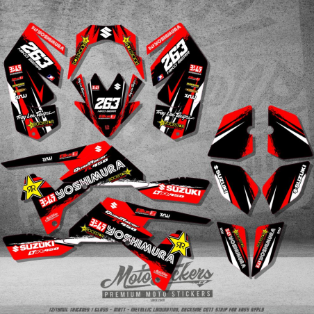 Suzuki LTR 450 STICKERS SET 0011