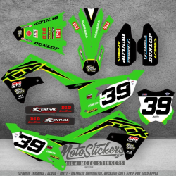 Kawasaki KXF KX450F 2019-2023 KX250F 2021-2025 kompletní samolepky