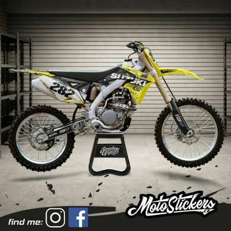 stickers set  Suzuki RM-Z RMZ 450 2008-2017 custom graphic