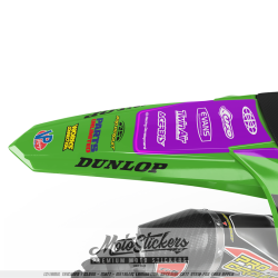 Kawasaki KXF KX450F 2019-2023 KX250F 2021-2024 stickers kit graphic