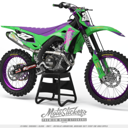 Kawasaki KXF 450 2024-2025 stickers kit graphic