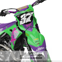 KAWASAKI KX KXF KX-F 250 2025 & 450 2024-2025 stickers kit graphic