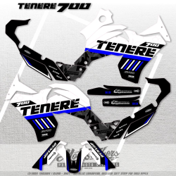 Yamaha Tenere 700 sticker set pattern x1