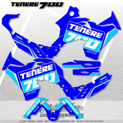 Yamaha Tenere 700 sticker set pattern x2