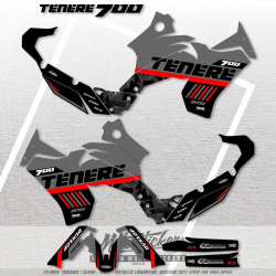 Yamaha Tenere 700 sada samolep x3