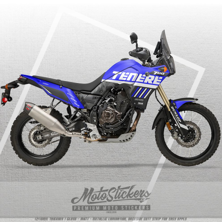 Yamaha Tenere 700 sticker set pattern x4