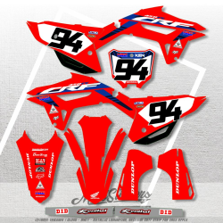 Honda CRF 450R 2021-2024 CRF 250R 2022-2024  sada samolep Ken Roczen Replika