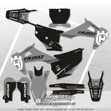 sada samolep HUSQVARNA TC / FC / FS 125+ models 2019 - 2020 - 2021 - 2022 / MX