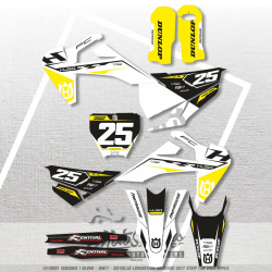 stickers set for HUSQVARNA TC / FC / FS 125+ models 2019 - 2020 - 2021 - 2022 / mx
