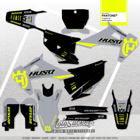 sada samolep HUSQVARNA TC / FC / FS 125+ models 2019 - 2020 - 2021 - 2022 / MX