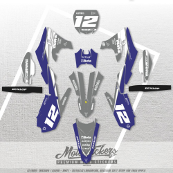 sticker set YAMAHA YZF 250 2019-2023 & 450 2018-2022