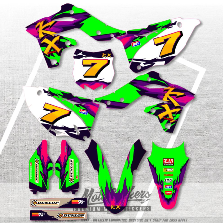 Kawasaki KXF KX250F 2013-2016  stickers kit graphic