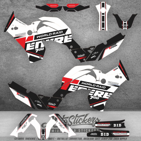 Yamaha Tenere 700 sticker set pattern 10