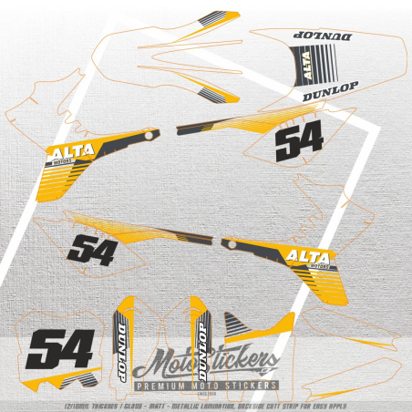 ALTA MOTORS tvarové šablony 1:1 PDF DOWNLOAD