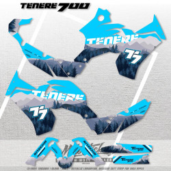 Yamaha Tenere 700 sticker set pattern x8