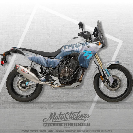 Yamaha Tenere 700 sticker set pattern x11