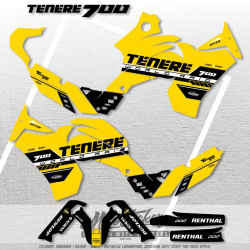 Yamaha Tenere 700 sada samolep x15