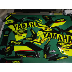 Yamaha Tenere 700 T700 Extreme sticker set with neon yellow pattern 2
