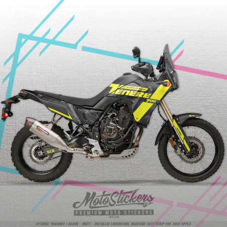 Yamaha Tenere 700 sticker set pattern x19