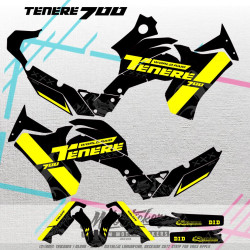 Yamaha Tenere 700 sada samolep x19