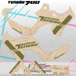 Yamaha Tenere 700 sticker set pattern x21