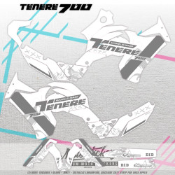 Yamaha Tenere 700 sada samolep x22