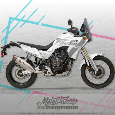 Yamaha Tenere 700 sada samolep x22