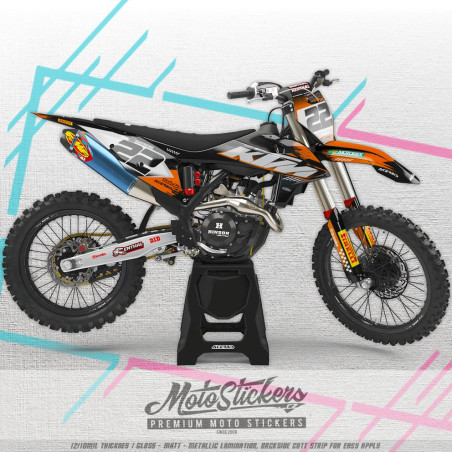 KTM SX SX-F 125, 250, 450 2019 - 2022 kompletní sada samolep