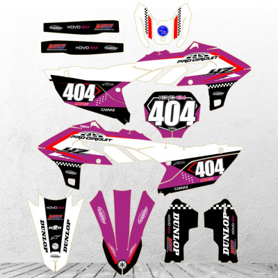 YAMAHA YZF 250 2024-2025 & 450 2023-2025 sada samolep