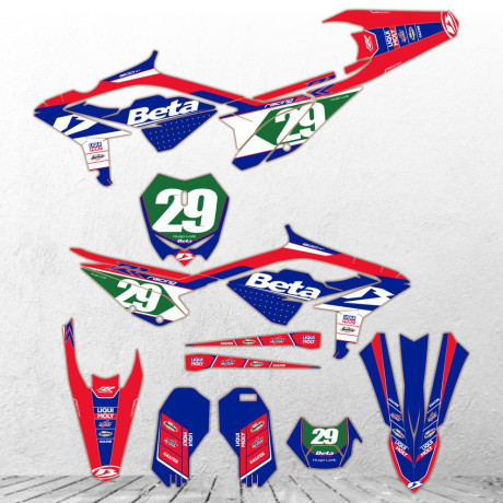 Beta RR 125 2024 graphic kit - stickers