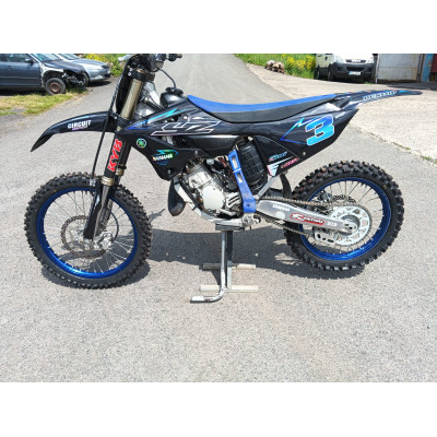 YAMAHA YZ125 & YZ250 2022 - 2023 holografická sada samolep + čirá zadní