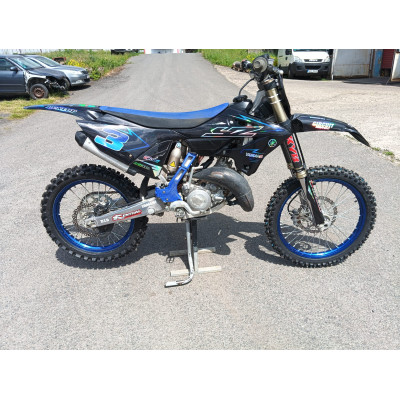 YAMAHA YZ125 & YZ250 2022 - 2023 holografická sada samolep + čirá zadní