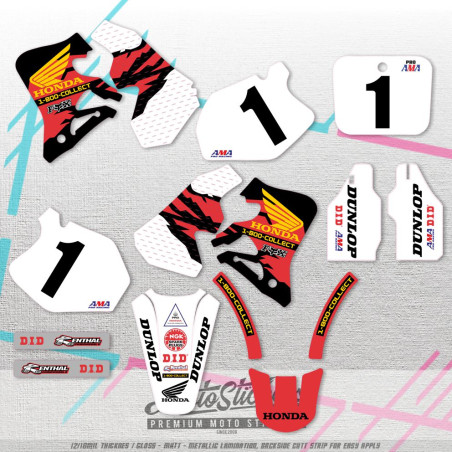 HONDA CR 125 1993-1994 CR 250 1992-1994 sada samolep