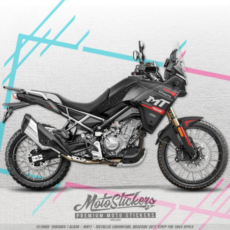 CFMOTO 450 MT 2024-2025 sada samolep "carbon look"
