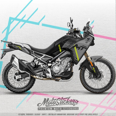 CFMOTO 450 MT 2024-2025 sada samolep "fluorescenční barva"