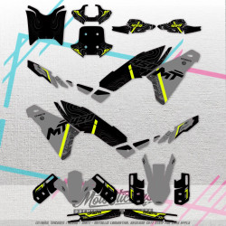 CFMOTO 450 MT 2024-2025 sticker set "fluorescent yellow"