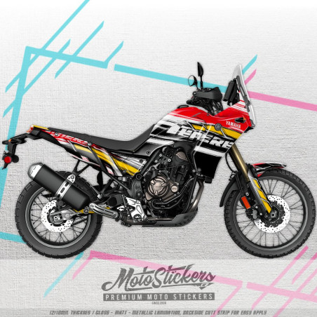 copy of Yamaha Tenere 700 sticker set pattern x22