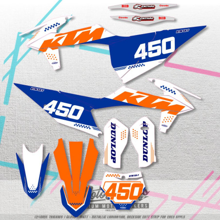 KTM SX SX-F  125, 250, 450 2019 - 2022 stickers kit graphic