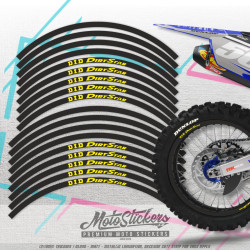 D.I.D. RIM DECALS GRAPHICS - black