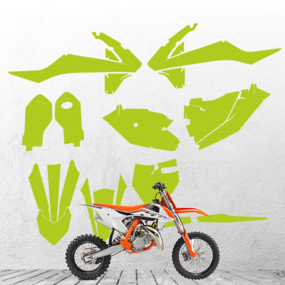 KTM SX 85 2018-2024 tvarové šablony 1:1 pdf