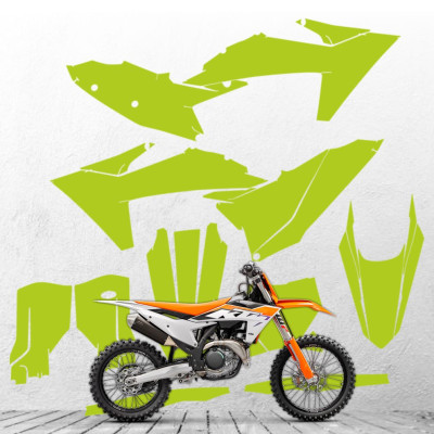 KTM SX SXF XC-F MX All Models 2023 2024 motocross templates 1:1 pdf